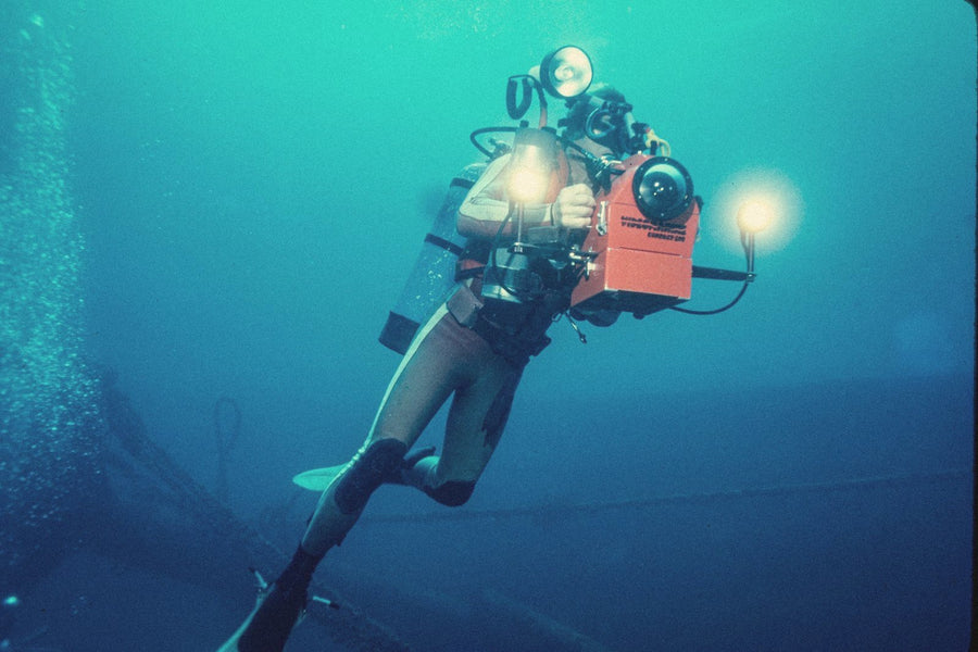 underwater photography in the 80s