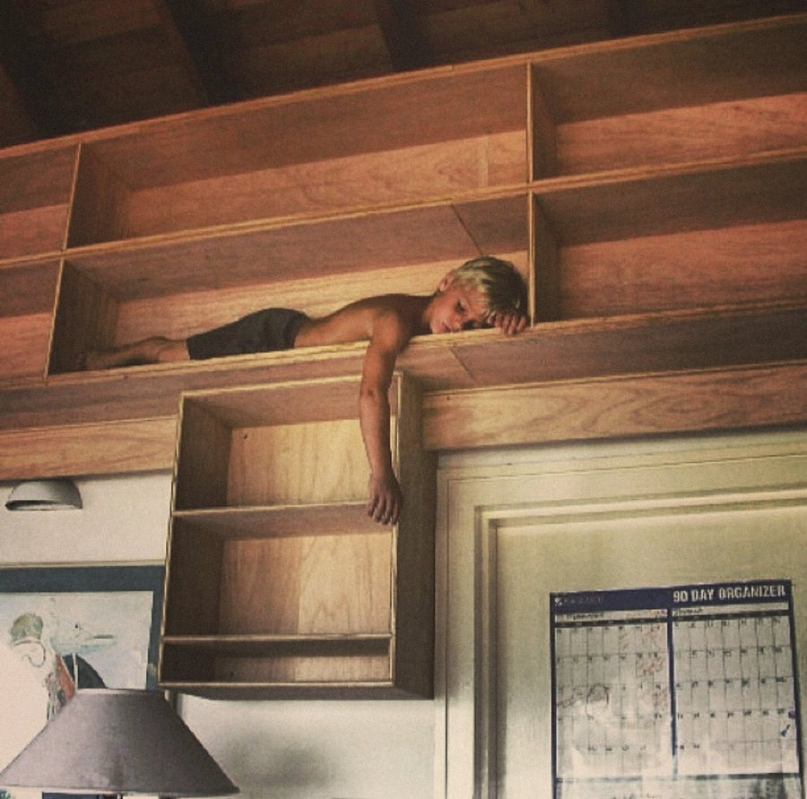 always climbing something